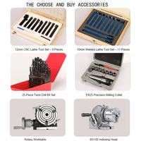 Perceuse manuelle de haute précision ZX16 ZX32 banc Vertical fraisage et tour de forage Mini métal Fresadora De Metal
