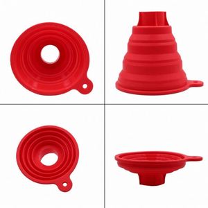 Oil Funnel Set for Kitchen Customized Flexible Coffee <b>Beer</b> Drinking Funnel Wholesale Small Mini Silicone Funnel - Product Image 3
