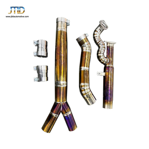 Tubo medio de <span class=keywords><strong>escape</strong></span> de titanio para <span class=keywords><strong>BMW</strong></span> S58 G80 M3 G82 <span class=keywords><strong>M4</strong></span> 3,0 T <span class=keywords><strong>escape</strong></span> de igual longitud tubos medios escapes individuales - Product Image 3