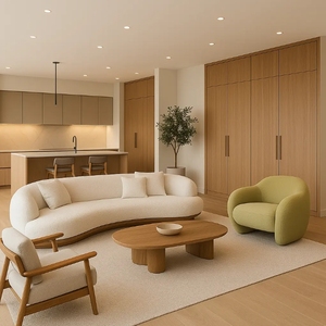 Juego de Sofás Modulares de Lujo para Sala de Espera de Oficina, Muebles de Dormitorio de Alta Gama - Product Image 3