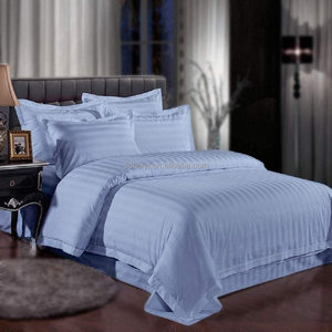 Khách sạn cung cấp Satin Sọc bedsheet vải 100% polyester đồng bằng dệt dập nổi vải ở dạng cuộn cho bộ đồ giường - Product Image 2