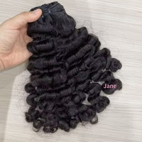 Extensions de cheveux humains bruts non traités en gros, lisses, bouclés, origine Inde Birmanie, mèches de cheveux naturels ondulés vietnamiens, provenance unique