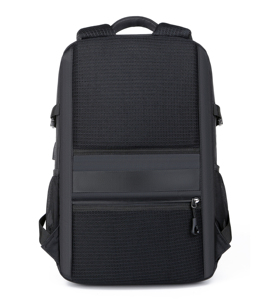 OEM 15.6 Inch Black <b>Laptop</b> <b>Backpack</b> Waterpoof Nylon Multi Pocket Daypack Low Moq Customer logo Anti Theft <b>Backpack</b> with Usb - Product Image 4