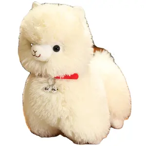Schattige Interessante Knuffels Pluche Speelgoed Bell Alpaca Pop