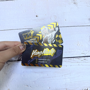 Tùy chỉnh 300gsm giấy thiết kế riêng lá vàng thẻ kinh doanh Cảm ơn bạn thẻ lời mời đám cưới giao dịch thẻ - Product Image 4