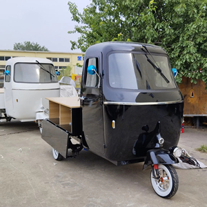 <span class=keywords><strong>Prix</strong></span> d'usine Piaggio Ape Food Truck Tricycle électrique Chariot de restauration mobile Chariot à glaces - Product Image 1