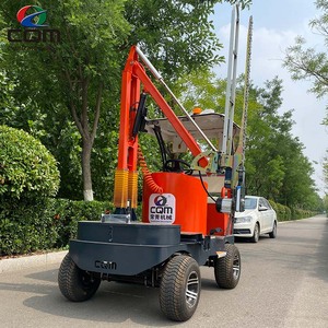 Taille-haie électrique autopropulsé professionnel robuste à batterie pour aménagement paysager municipal - Product Image 1