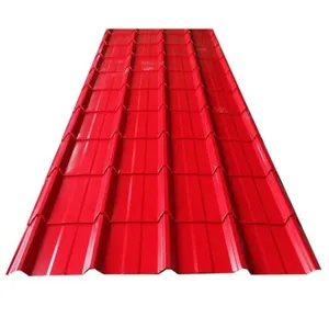 High Strength Galvanized Roofing Sheet PPGI Color Coated Corrugated Metal Steel Roof Sheet