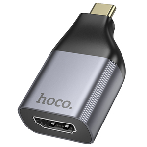 Câble Hoco Type C vers <span class=keywords><strong>HDMI</strong></span> compatible, convertisseur USB C vers <span class=keywords><strong>HDMI</strong></span>, <span class=keywords><strong>adaptateur</strong></span> HD 4K USB OTG HDTV pour MacBook <span class=keywords><strong>Chromebook</strong></span> Samsung Xiaomi - Product Image 1