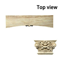 Corbeaux décoratifs sculptés à la main en bois massif Corbeaux romains floraux Accessoires de meubles Corbeaux en bois Supports