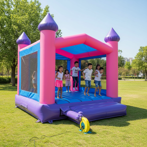 Château gonflable 13x13 ML Castello Gonfiabile Juegos Inflables Banner - Product Image 4