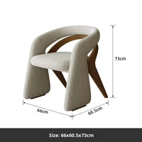 Nouveauté JP, chaises de salle à manger en tissu de style italien, chaise en bois moderne nordique pour restaurants