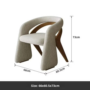 JP <span class=keywords><strong>New</strong></span> Arrival Ý phong cách thiết kế vải ghế ăn Nordic gỗ hiện đại ghế cho nhà hàng - Product Image 6