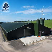 Gallinero Moderno Prefabricado con Estructura de Acero Ligero y Panel Sándwich de Acero, Edificio Agrícola con 5 Años de Garantía