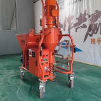 Machine à projeter le plâtre M9, haute efficacité, utilisation facile, pour les travaux de plâtrage sur chantier, machine à plâtrer automatique