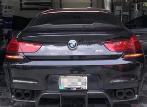 BMW F13 Car Rear Trunk Spoiler Exterior Part PSM Style Car Rear Spoiler <b>Wing</b> for BMW F13 2Door Coupe 2012-2017 Car Accessories - Product Image 2