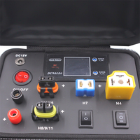 Mini Placa de Prueba para Faros Delanteros y Bombillas LED H4, H7, H11, 9005, 9006, Caja de Prueba de Potencia para Bombillas de Coche de 12V