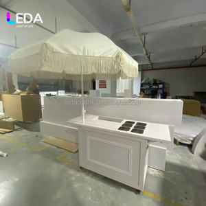 LEDA Nouveauté Chariot à bonbons pour mariage et événements, détachable, personnalisé, blanc, moderne, en métal, pour la décoration - Product Image 6