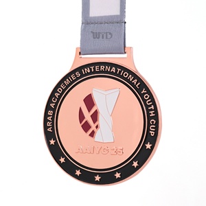 Medallas Deportivas Personalizables de Metal con Esmalte Suave, Chapadas en Oro, Plata y Oro Rosa, para Maratón, Taekwondo, Fútbol, Hockey y Otros Premios - Product Image 5