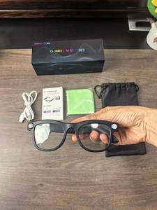 แว่นตาอัจฉริยะ SYX105 Smart BT AI พร้อมกล้อง HD ความละเอียดสูง แบตเตอรี่ 270mAh ป้องกันแสงสีฟ้า กล้อง 800W ป้องกันการสั่นไหว ไมโครโฟนคู่ตัดเสียงรบกวน - Product Image 4
