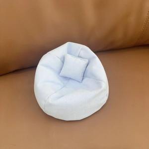 2025 caja ciega muñecas cama para dormir sofá perezoso 15cm Accesorios para muñecas tienen un asiento accesorios bolsa de frijol asiento de coche reclinable - Product Image 4