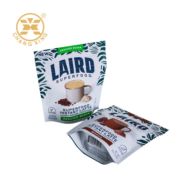 Factory Low Price Quality Matte Printed Food Grade Stand up Pouch With Zipper for Dry Fruit Nuts Seeds Chocolate Powder