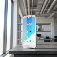 Komputer Genggam Tangguh Android 14 4G PDA dengan Pemindai Barcode 1D/2D, Layar FHD+ 6.3 inci, 128MB, untuk Logistik Gudang IoT