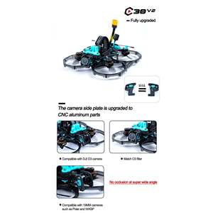 ร้านของฉันโดรนแข่ง FPV C30 3นิ้ว HD cinewhoop GPS LED & runcam ลิงค์สำหรับ4K UHD จับภาพ elrs 2.4G 4S - Product Image 5