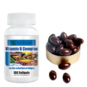 Custom formulas natural Herbal Diet Pills Vitamin B and Mineral Complex complex for the reduction of fatigue softgel capsule