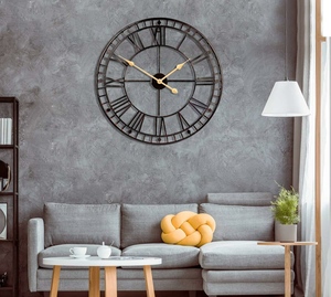 Creativo design in metallo retro <span class=keywords><strong>orologio</strong></span> <span class=keywords><strong>da</strong></span> <span class=keywords><strong>parete</strong></span> - Product Image 6