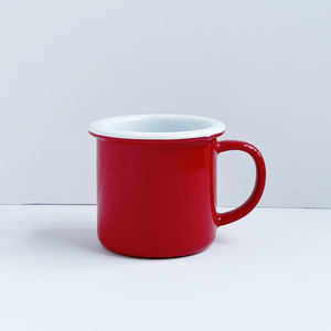 Tazza in Ceramica Blu Navy Maculata con Scritta '<span class=keywords><strong>Dream</strong></span> BIG', Tazza da Caffè Stile Campeggio, Stoviglie in Gres, Forniture Aziendali - Product Image 4