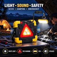 900LM COB LED Arbeitsleuchte Wiederaufladbar Magnetisch Tragbare Notfall-Lampe IP44 für Autoreparatur Camping