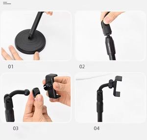 Support de téléphone de bureau réglable pour le streaming en direct - Compatibilité universelle avec tous les téléphones - Prix d'usine - Product Image 6