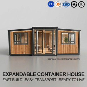 Casa Prefabbricata Modulare Espandibile a 2 Camere da Letto di Alta Qualità, <span class=keywords><strong>Bungalow</strong></span> Container Pieghevole <span class=keywords><strong>in</strong></span> <span class=keywords><strong>Vendita</strong></span> Diretta dalla Fabbrica - Product Image 1