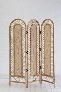 Divisor de habitación de ratán moderno de alta calidad, decoración del hogar, pantalla divisora de ratán Natural bohemio, Partición de restaurante - Product Image 4