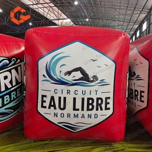 Bouée flottante gonflable hermétique avec logo personnalisé pour jeux aquatiques - Product Image 6