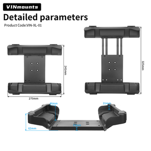 VINmounts Starlink Mini <b>Tablet</b> Clamp Mount Adjustable Universal Bracket, 1"&1.5" Ball Compatible - Product Image 2
