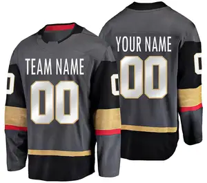 2021 Thiết Kế Mới Nhất Reversible Giải Quyết Twill Tùy Chỉnh Thăng Hoa Hockey Jersey