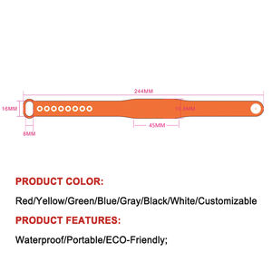 Pulsera Deportiva Ajustable de Silicona con NFC 215/213, Resistente al Agua, 13.56mhz, para Parques Acuáticos, Pulsera RFID - Product Image 2