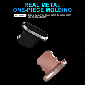 Bouchon anti-poussière en métal pour port de charge de smartphone, protection contre les corps étrangers, étanche, anti-poussière, pour <span class=keywords><strong>iPhone</strong></span> 13 12 <span class=keywords><strong>11</strong></span> 8 X XR XS - Product Image 6