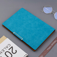 Cahier de notes agenda avec couverture en cuir à feuilles mobiles portable personnalisé coffret cadeau avec boîte et stylo