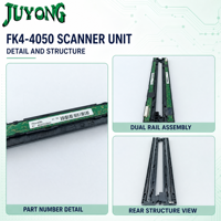 Tête de scanner JUYONG FK4-4050 pour MF525/MF521/MF631/MF632/MF633/MF634/MF635/MF731/MF732/MF522 Capteur d'image par contact CIS en métal