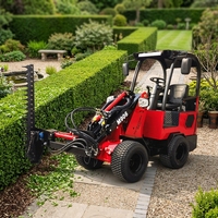Chargeuse sur pneus télescopique compacte multifonction de 0,6 tonne (600 kg) à prix d'usine avec accessoires