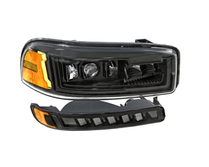 Faro a LED per camion GMC Sierra 1500 GMT800 C3 99-06, indicatore di direzione a LED per Yukon XL 2007, luce di posizione laterale per Sierra 1500 Classic - Product Image 3