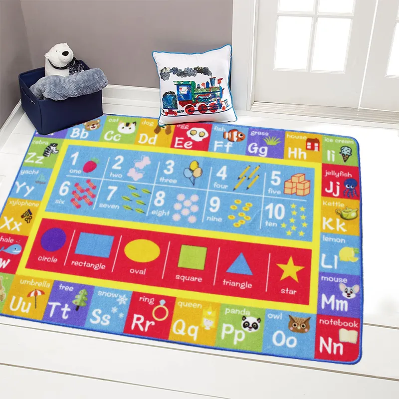 Tapis imprimé tapis de jeu bébé jeu enfants chambre tapis ramper tapis tapis de sol pour enfants