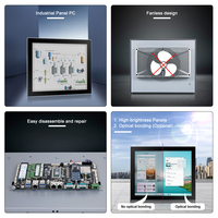 Penjualan Panas PC Industri Generasi ke-12 All in One Industrial Panel PC untuk Aplikasi PC Industri Embedded PC All-in-one Industri
