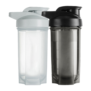 Gym Custom Protein Shaker Bottle 500ml with Logo Lightweight Durable Plastic for Sports Training - Product Image 1