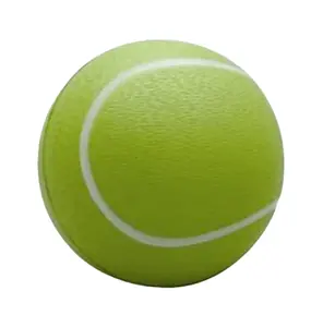 PULI bola tenis mainan anak-anak busa PU bola tenis bola ventilasi tekanan khusus cetak LOGO pabrik grosir bola stres