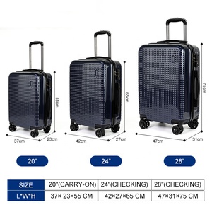 Sac de valise à roulettes de haute qualité, 4 roues, valise de voyage, - Product Image 6