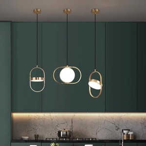 Post moderno <span class=keywords><strong>occhio</strong></span> magico piccolo lampadario design nordico angolo creativo del soggiorno può ruotare lampade a sospensione comodino in oro LED - Product Image 6